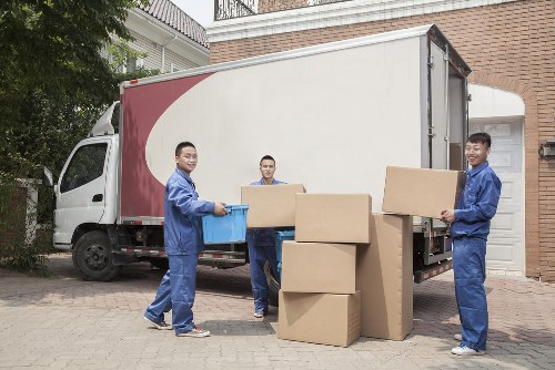 House removalists in Bromley preparing furniture for a local home move