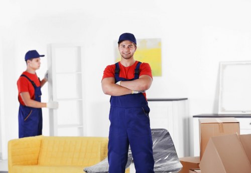 Customer complaint being recorded during a removals service review