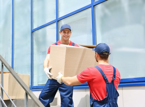 Local Bromley removalists carefully moving household belongings on moving day