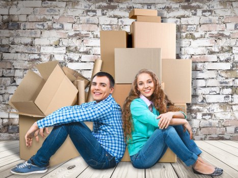 Removal van prepared for a Bromley house move