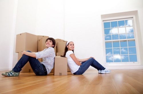 Local Bromley moving team handling flats and narrow access