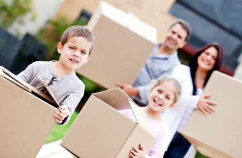 Careful furniture handling during a flat move in Bromley