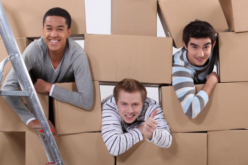 Furniture being carefully loaded for removals in Bromley