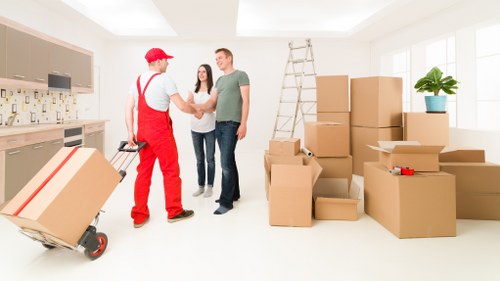 Efficient flat removals in Bromley with organised boxes and furniture