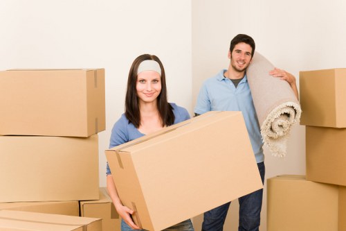 Waste items separated for compliant disposal during removals work