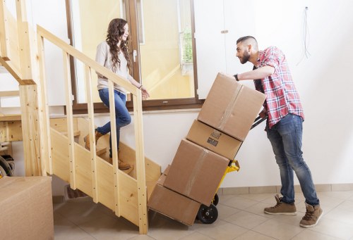 Office furniture relocation and setup after removals in Bromley