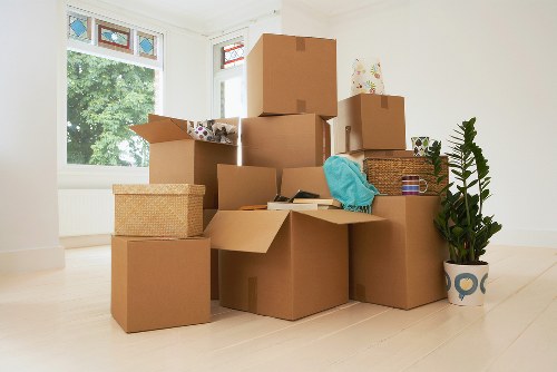 Packed household items ready for a quoted Bromley relocation
