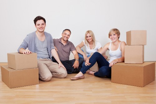A removal van supporting student relocation in Bromley
